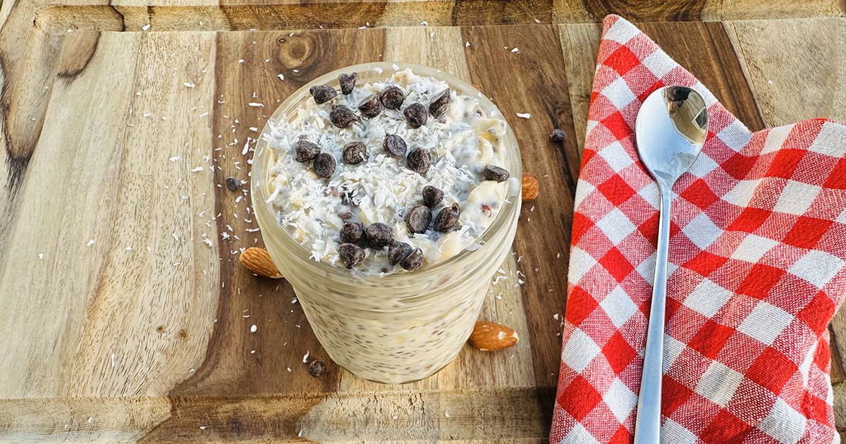 Almond Joy Overnight Oats
